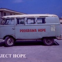 Project HOPE van in Peru